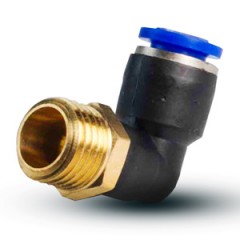 Фитинги трубок угловые наружная резьба PL Фитинги трубок угловые наружная резьба PL