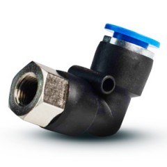 Фитинги трубок угловые внутренняя резьба PLF Фитинги трубок угловые внутренняя резьба PLF